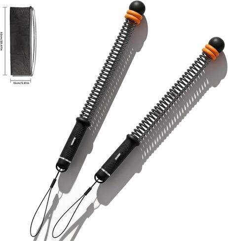 Portable Weighted Ropeless Battle Ropes, Adjustable Cordless Battle Rope Non-slip Handle with Storage Bag for Home Gym, Fitness Equipment for Women Men HIIT Cardio Strength Training in Saudi Arabia