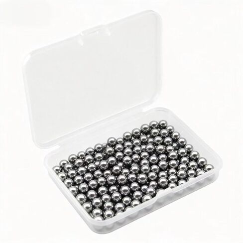 220Pcs 304 Stainless Steel Ball Bearings (5.5mm) Low Magnetic, Corrosion Resistant - for Paint Mixing, Food Machinery, Medical Equipment, Automotive Parts in Kuwait