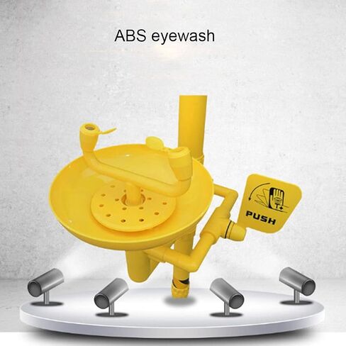 Emergency Spray Eyewash Machine, Abs Composite Eyewash, Double Nozzle, Safety Washing System Suitable for Factories and Laboratories in Kuwait