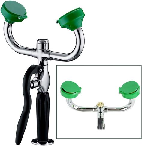 Laboratory Eyewasher, Full Copperbelt Hose, Emergency Eyewash Station, Double Nozzle Cleaner in Kuwait