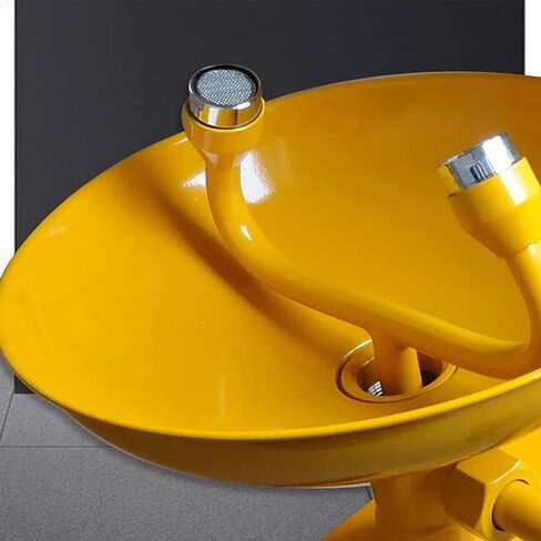 Wall Mounted Emergency Eyewash Station Eyewasher with Protective Cover, Easy to Install Double Mouth Eye Washer Used in Factories, Laboratories, Etc in Kuwait