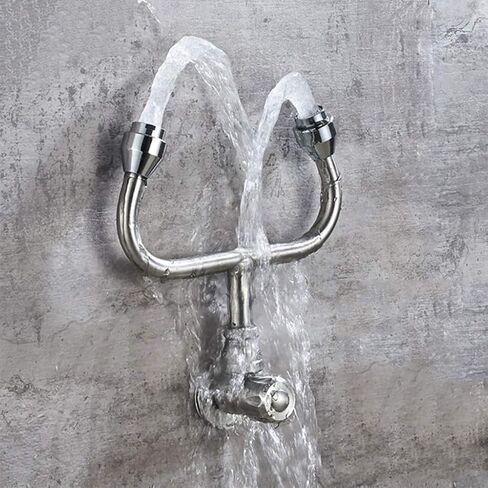 Simple Eye Wash Station, Wall-Mounted Emergency Eyewash, with Dust Cover, for Factory, Laboratory in Kuwait