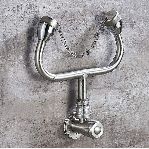 Simple Eye Wash Station, Wall-Mounted Emergency Eyewash, with Dust Cover, for Factory, Laboratory in Kuwait