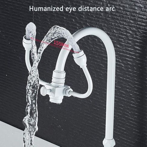 Dual-Port Taps, Emergency Eyewash, 180°Rotatable, Professional Brass Eyewash Equipment in Kuwait