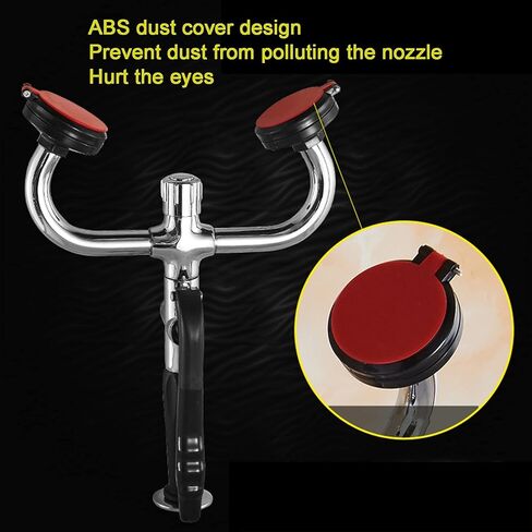 Emergency Eyewash Station Emergency Eye Washer Dual Head Emergency Eyewash Station Handheld Eyewash Drench Hose Unit Spray Water Type Wall-Mounted Head Face F in Kuwait