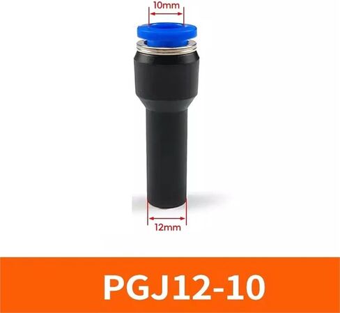 5Pcs Pneumatic Fittings Push In Hose Reducing Connector 6 8 10 12mm Quick Release Air Fitting Reducer Accessories(12-10) in Saudi Arabia