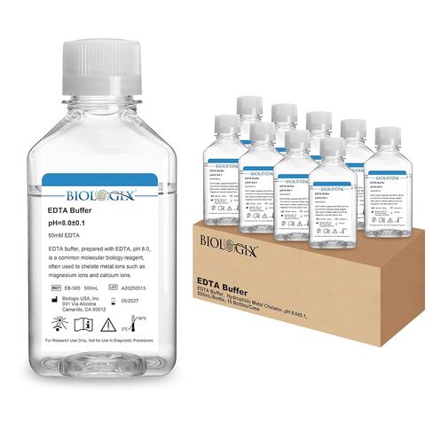 EDTA Buffer, 500ml Hydrophilic Metal Chelator for Laboratory, 8.0pH Molecular Biology Reagent, Used to Chelate Metal Ions in Saudi Arabia