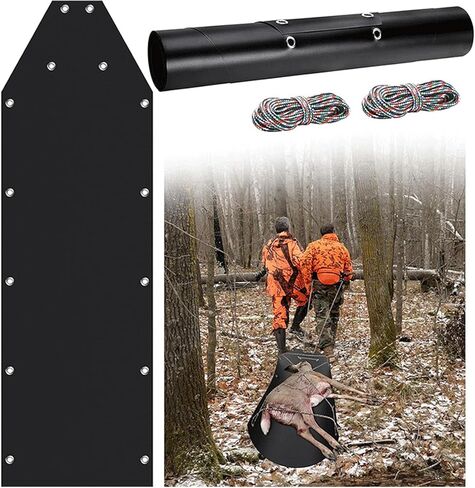 Heavy Duty Multi Purpose Utility Yard Sled for Firewood, Ice Fishing, Camping Gear, Tree Trimming, 73.2x23.2 Inch in Kuwait