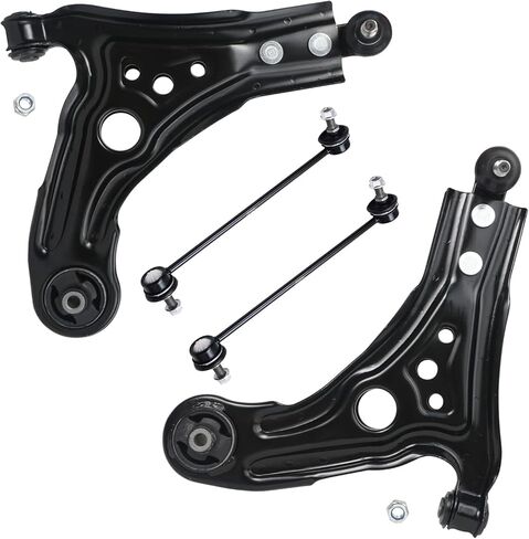 Detroit Axle - Front 4pc Control Arms for 99-04 Jeep Grand Cherokee 1999 2000 2001 2002 2003 2004, 4 Upper & Lower Control Arms Assembly Set Replacement in Saudi Arabia