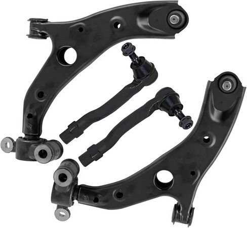 Detroit Axle - Front 4pc Control Arms for 99-04 Jeep Grand Cherokee 1999 2000 2001 2002 2003 2004, 4 Upper & Lower Control Arms Assembly Set Replacement in Saudi Arabia