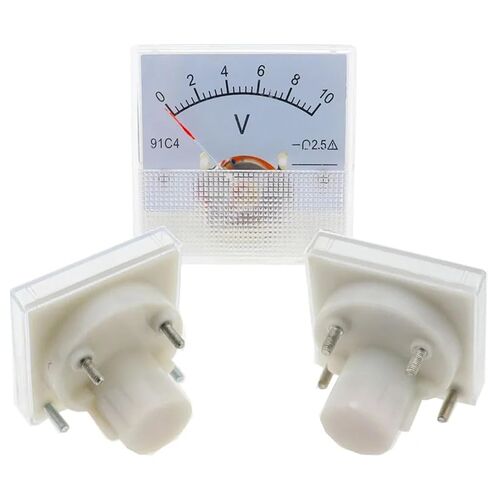 91C4-V DC Pointer Type Voltage Meter 3/5/10/15/20/30/50/100/150/250/450V Analog Mechanics Plate Table 1Pcs(3A) in Saudi Arabia