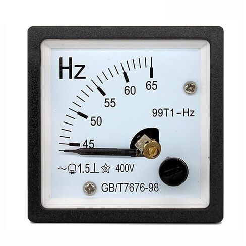 99T1-HZ Pointer 48 * 48mm AC Meter 45-65Hz 380V 220V 48x48mm Analog Frequency 1Pcs(45-65Hz 380V) in Saudi Arabia