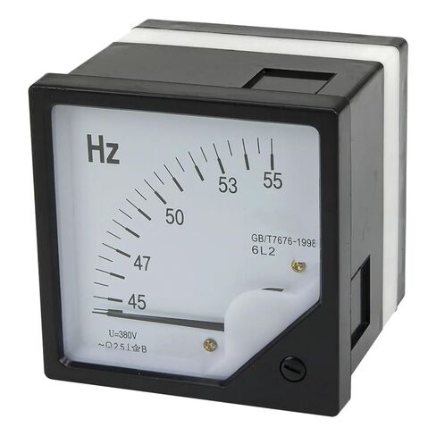 6L2-HZ مؤشر 80*80 مللي متر التيار المتناوب متر 45-55 هرتز 380 فولت 80x80 مللي متر التردد التناظري 1 قطعة in Saudi Arabia
