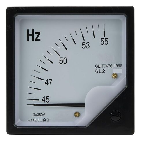 6L2-HZ مؤشر 80*80 مللي متر التيار المتناوب متر 45-55 هرتز 380 فولت 80x80 مللي متر التردد التناظري 1 قطعة in Saudi Arabia