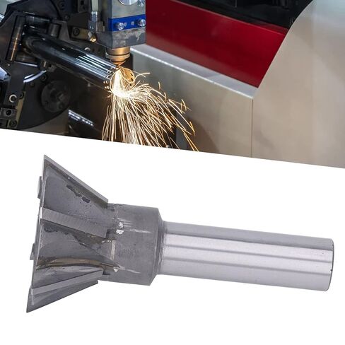 Dovetail Cutter 60mm 60 Degree 6 Flutes Carbide Milling Cutting Tool Universal Shank for Steel Cast Iron Alloy Steel in Saudi Arabia
