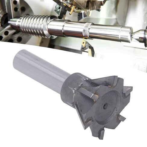 Dovetail Cutter 60mm 60 Degree 6 Flutes Carbide Milling Cutting Tool Universal Shank for Steel Cast Iron Alloy Steel in Saudi Arabia