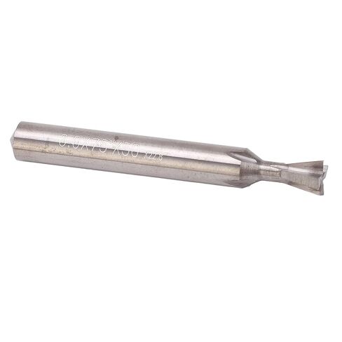 Dovetail Bit Carbide 6mm Shank 4 Flutes 50mm Length Universal Dovetail Milling Cutter for Woodworking and Metalworking Projects (75°) in Saudi Arabia