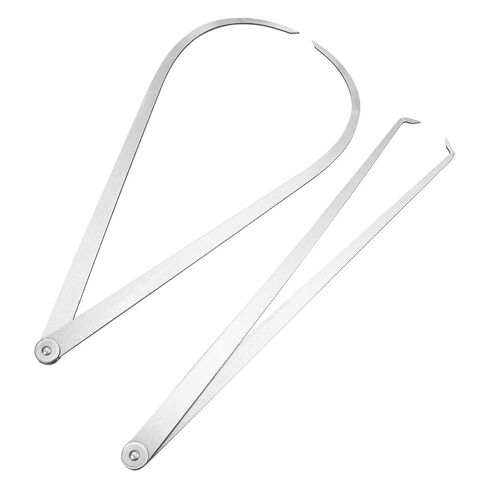 Garneck 2Pcs Dual-Use Caliper Measuring Tool for Men Women Rust-Resistant Steel Distance Gauge for Inner Outer Measurement in Saudi Arabia