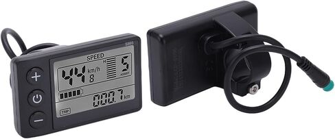 Electric LCD Display Meter, Electric S866 LCD Display Meter, Speedometer Odometer, 24V 36V 48V Control Panel with Plug for 22.2mm/0.9in Handlebars Brushless Motor Speed Controller Kit in Saudi Arabia