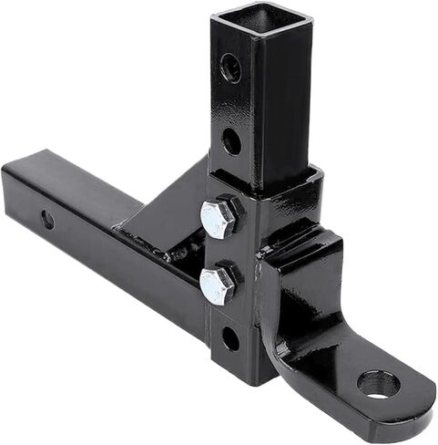 10 Inch Adjustable 4 Level Trailer Drop Hitch Ball Mount Tow for 2 Inch Receiver with 50mm Ball RV Parts Camper Caravan Access(Set with 50mm Ball) in Saudi Arabia
