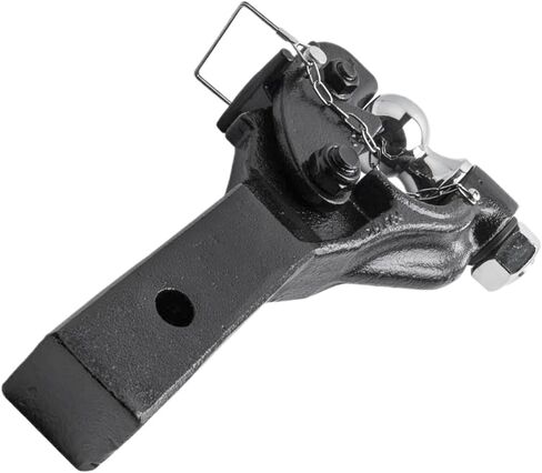 Heavy Duty Cap 8 TON 2 Inch Ball Shart Shank 1 Hole Combo Pintle Hook Receiver Arm Hitch Towing 4WD Truck Trailer Parts in Saudi Arabia
