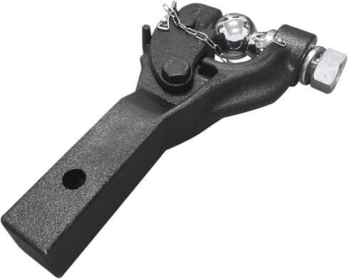 Heavy Duty Cap 8 TON 2 Inch Ball Shart Shank 1 Hole Combo Pintle Hook Receiver Arm Hitch Towing 4WD Truck Trailer Parts in Saudi Arabia