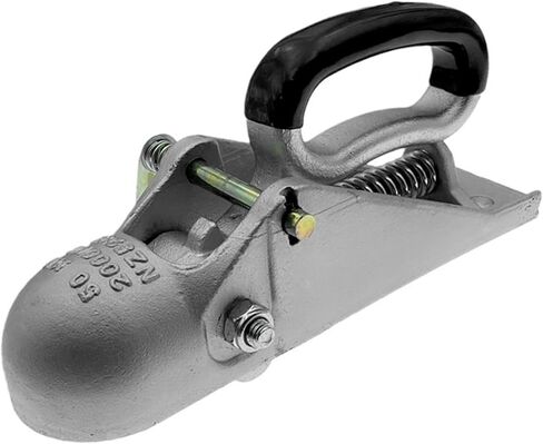 Anti-Rattle 2000KG Lever Type Towball Coupler Trailer Hitch Coupling No-Braked RV Caravan Components Camper Accessories Parts in Saudi Arabia