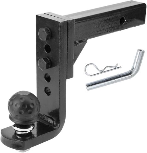 5 Hole Adjustable Height Tow Bar Hitch Drop Mount 50MM Ball Cap 4000 KG Trailer RV Camper Caravan Parts Accessories in Saudi Arabia