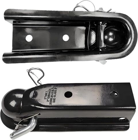 1.5TON Trailer Coupler 2 X 2 Hitch Ball Coupling Straight Tongue RV Parts Camper Caravan Accessories in Saudi Arabia