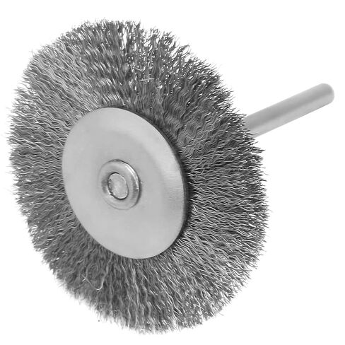 Steel Wire Polishing Brush Set 10 Pcs Premium Durable Flat Type Mini Polishing Brushes for Metal Rust Removal Alloy Shank 25mm 38mm (Wire Brush Plane 3*38) in Saudi Arabia