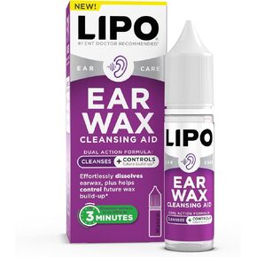 قطرات المساعدة على تنظيف شمع الأذن من ليبو - إزالة شمع الأذن سريعة المفعول - خالية من البيروكسيد - تركيبة آمنة ولطيفة - تذوب الشمع بسرعة - تمنع تراكمه - تقلل من التهيج والأذنين المكتومة in Kuwait