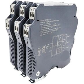 1pcs Isolating 1 in 2 Out 0-20ma Analog Input Output galvanic Isolation Supply 4-20ma Isolator 18-32VDC Power(1 in 1 Out) in Kuwait