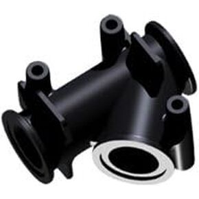 تركيب مشعب Banjo M220YG45، 2 بوصة منفذ كامل 45 درجة Y اقتران شفة مع منفذ قياس .75 بوصة in Kuwait