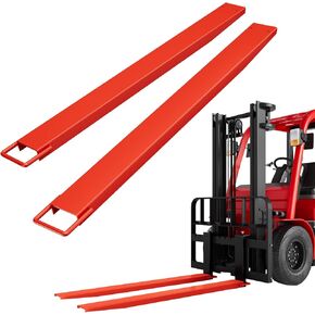 ملحقات الرافعة الشوكية مقاس 60 بوصة مع قفاز، ملحقات الرافعة الشوكية شديدة التحمل من الفولاذ، سعة 4000 رطل، عرض 4.5 بوصة - 5 بوصة، زوج واحد، سهل التركيب لشاحنات الرافعة الشوكية، أحمر in Kuwait