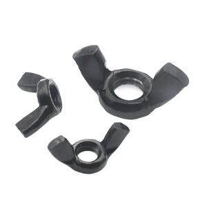 1/2/5/10PCS M3 M4 M5 M6 M8 M10 M12 M14 M16 Black 304 Stainless Steel Wing Nuts Butterfly Hand Thumb Nuts Fastener(M8 (5pcs)) in Kuwait