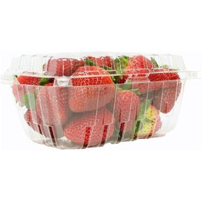 120 Count - 1 Pound Size Strawberry/Berry Basket Clam Shell Container for Refrigerator Berry Storage in Kuwait