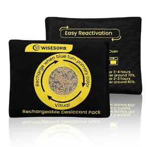 500g Reusable Molecular Sieve Desiccant Packs – Rechargeable Dehumidifier with Color Indicator for Storage, Gun Safes, Electronics, 3D Printing Filaments, Closets, Cars [2 Pack] in Kuwait