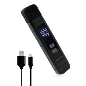 مقياس مستوى الصوت بمقياس ديسيبل مع شاشة LCD ديسيبل/ماكس/عقد البيانات ومؤشر البطارية، 30 ~ 130 ديسيبل للجيب SPL متر ديسيبل مراقبة الضوضاء قابلة للشحن لمنزل مصنع الجيران الصاخب in Kuwait