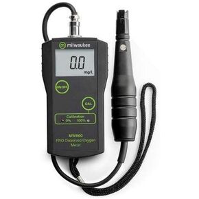ميلووكي إنسترومنتس MW600، 0.0 إلى 19.9 جزء في المليون O2/l مقياس الأكسجين المذاب الذكي المحمول، قطعة واحدة in Kuwait