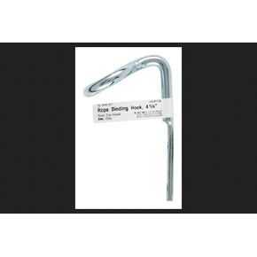 Hampton Small Zinc-Plated Silver Steel 4.125 in. L Rope Binding Hook 150 lb. 1 pk in Kuwait
