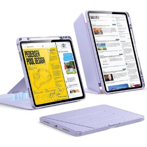 ESR for iPad Air 13 Inch Case M3/M2 (2025/2024), Vertical Stand Cover, Multi Stand Angles, Ultra-Stable Case for iPad Air 13 with Pencil Holder, Flip Series, Purple in Kuwait