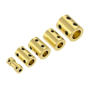 1PC Pure Copper Cylindrical Shaft Coupling Rigid Coupling Coupler Motor Transmission Connector(D14L22 6-8MM) in Kuwait