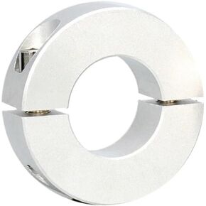 Double Split Clamp Shaft Collar, Aluminum Alloy Anodized Fixed Split Type Shaft Retaining Ring Positioner Multiple Sizes(18x40x12) in Kuwait