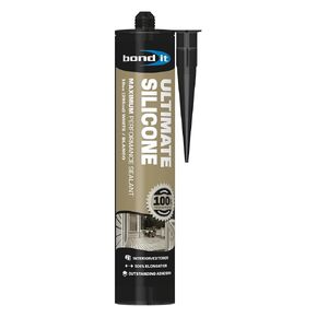 سيليكون نهائي من Bond It، مانع تسرب عالي الأداء، سيليكون معالج محايد مقاوم للماء بنسبة 100%، درجة حرارة عالية 428 درجة فهرنهايت، ختم متين ومرن داخلي/خارجي، استطالة 500%، 10 أونصة، أبيض in Kuwait
