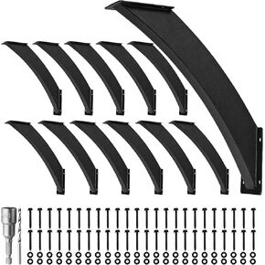 Generic Heavy Duty 45 Degree Angle Support Bracket 4x4in (Actual 3.2x3.2in) Arc 45 Degree Angle Support Brackets with Mounting Screws for Gazebos Decks Porches Log Cabins Etc in Kuwait