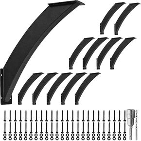 Generic Arc 45 Degree Angle Support Brackets 4x4in (Actual 3.2x3.2in) Wood Post and Beam Angle Support Brackets with Mounting Screws for Gazebos Tree Houses Cabins Patios in Kuwait