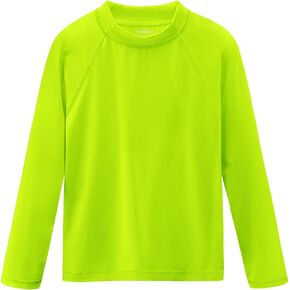 فتيات السباحة قميص طويل الأكمام حارس جلدي السباحة UV Rashguard للأطفال طفل صغير in Kuwait