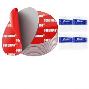 Circle Double Sided Adhesive Pads 1" x 1" 24 PCS, Heavy Duty Mounting Tape Sticky Pads, Waterproof Foam Tape for Indoor and Out Door, Home Decoration, Car (Round 1''-24pcs) in Kuwait
