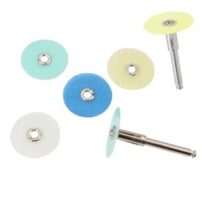 40Pcs Dental Polishing Discs Holding Rod Mandrel Flexi Disc Teeth Whitening Material Dentistry Tools in Saudi Arabia