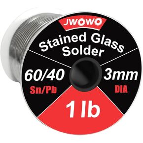 60/40 Solder for Stained Glass, 1/8"(3mm) Dia, 2 lb Spool in Saudi Arabia